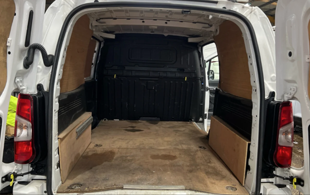 Not a good example of a van ready to sell