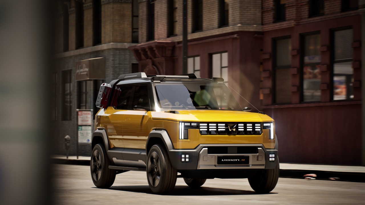 Mahindra Vision S Concept Front Three Quarters