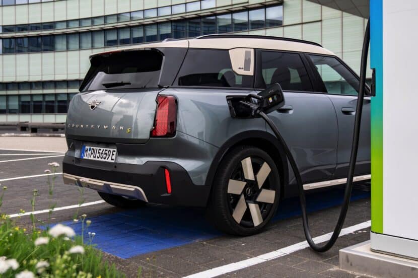 MINI Countryman charging at a station