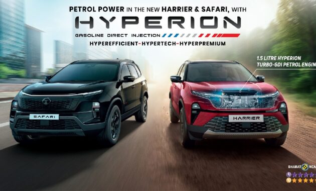 Tata Safari and Harrier Launched with New Petrol Engine
