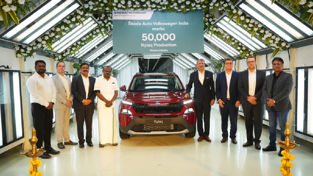 Skoda Kylaq Achieves 50,000 Production Milestone in 1 Year
