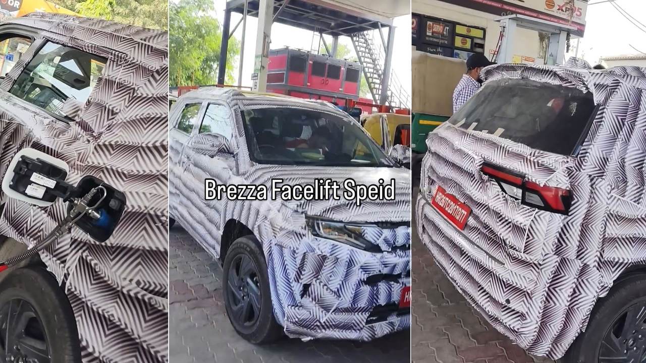 New 2026 Maruti Brezza CNG Spied