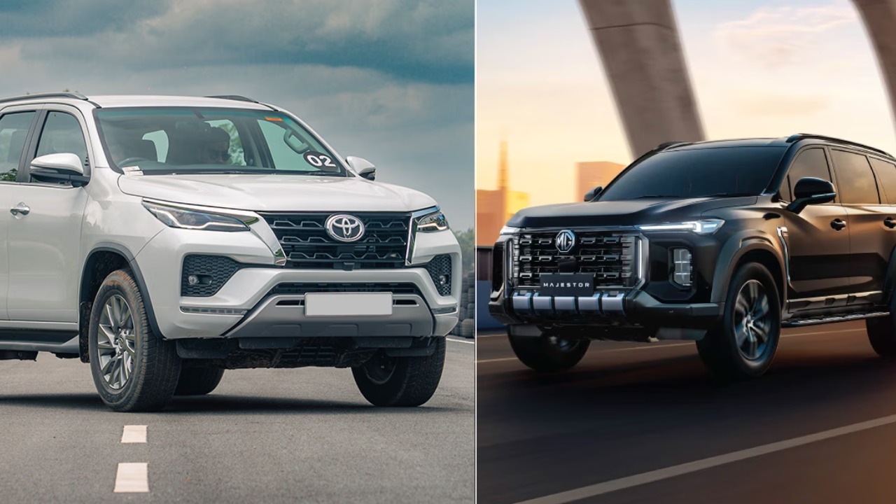MG Majestor vs Toyota Fortuner Specs Price Features Design Comparison