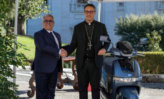 2 TVS iQube Electric Scooters Delivered to Vatican City State