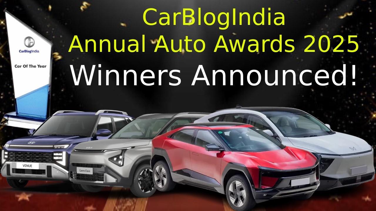 CarBlogIndia Annual Auto Awards 2025 Announced