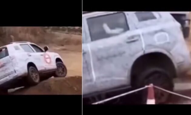 Mahindra Scorpio N Facelift Seen Performing Off-road Challenges