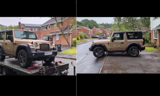 Mahindra Thar 4x4 Owner Takes Delivery in London