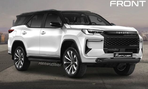 New-Gen Toyota Fortuner Digitally Rendered