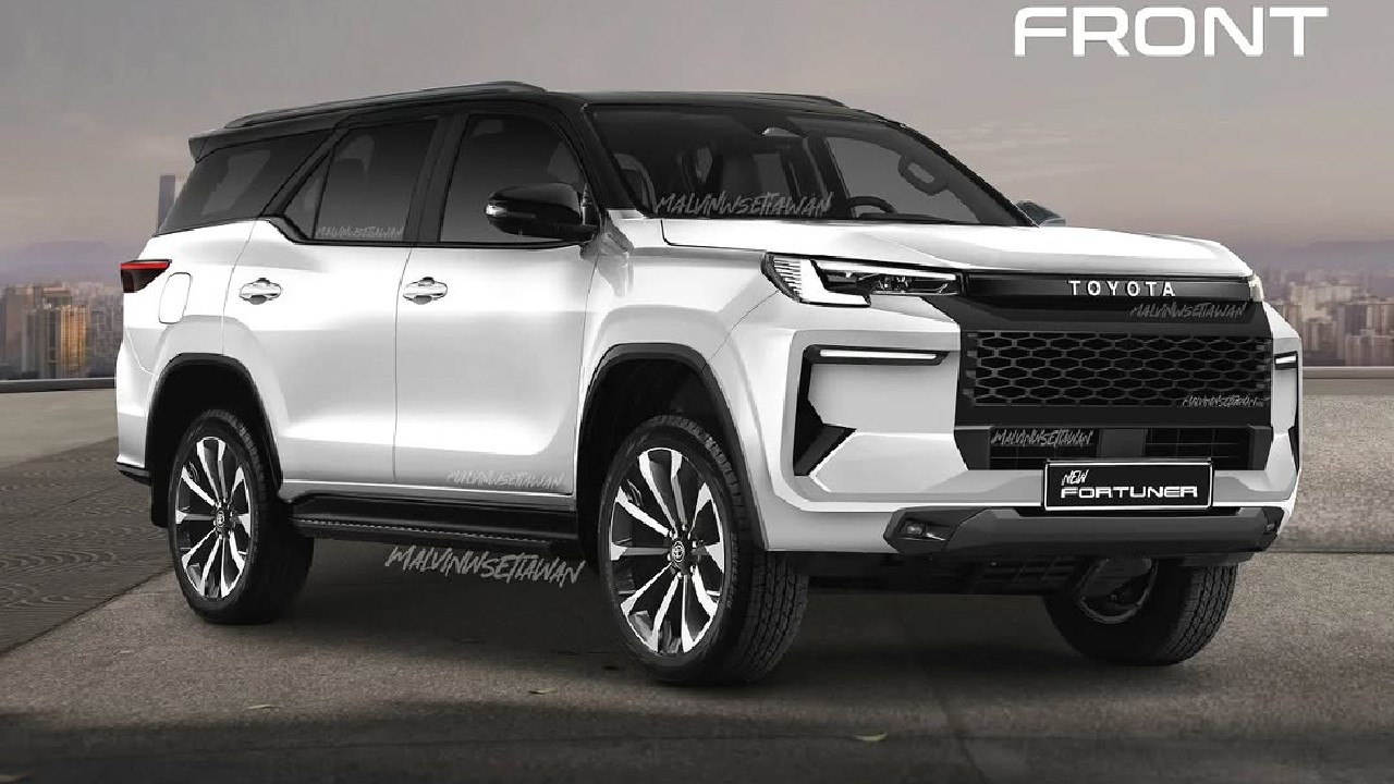 New-Gen Toyota Fortuner Digitally Rendered
