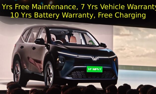 Vinfast VF MPV 7 Launch Front Three Quarters