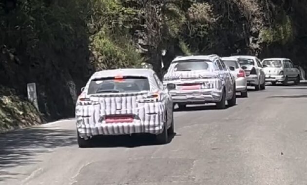 New Maruti Baleno Facelift Spotted Testing in Shimla