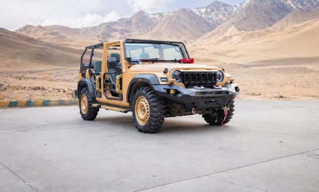 Mahindra Thar-based ATV For Indian Armed Forces
