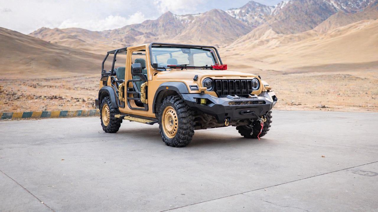 Mahindra Thar-based ATV For Indian Armed Forces